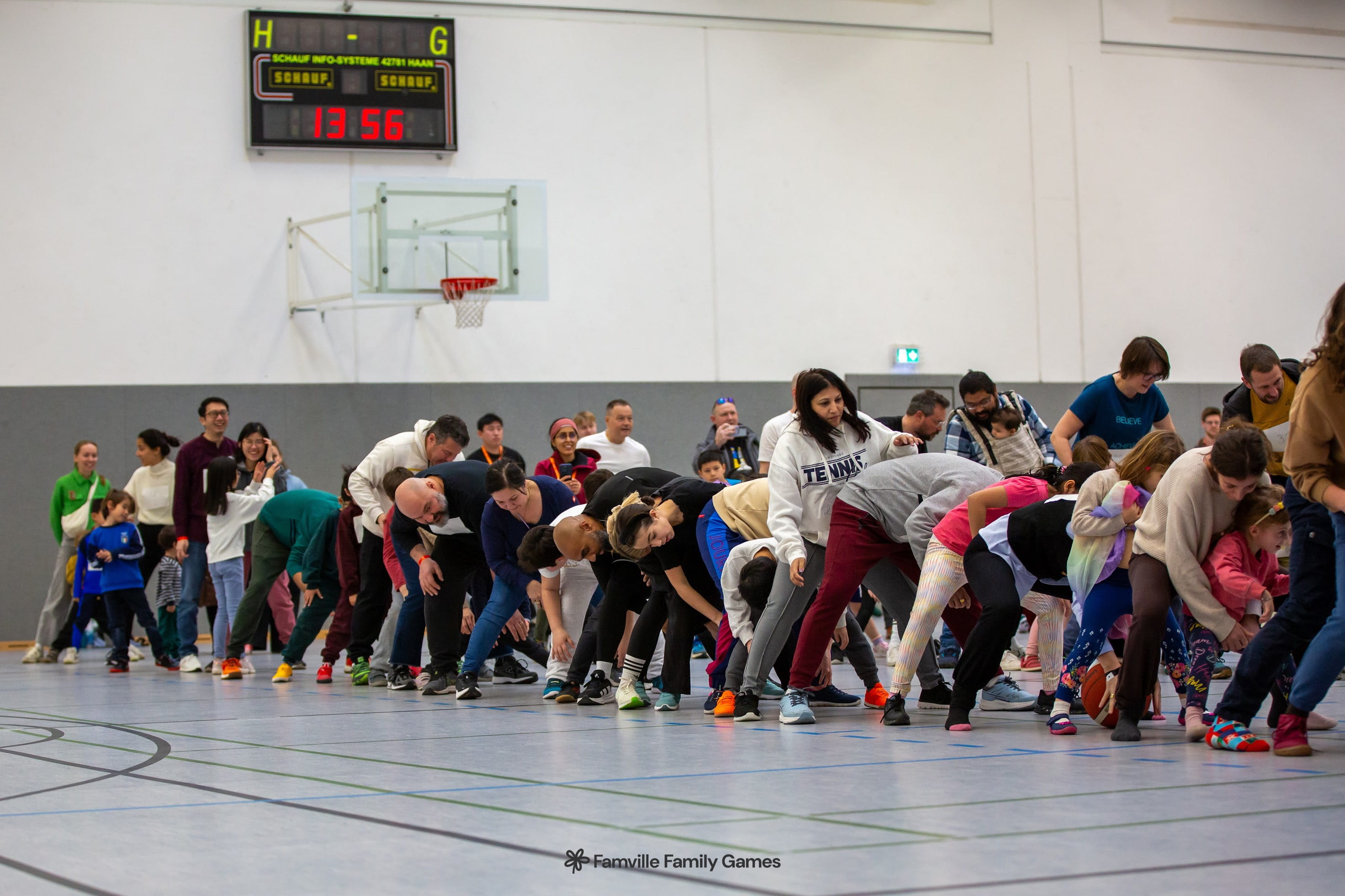 Familien bei den Famville Family Games